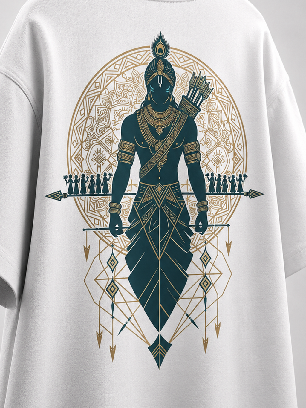 KRISHNA: THE COSMIC WARRIOR T-SHIRT