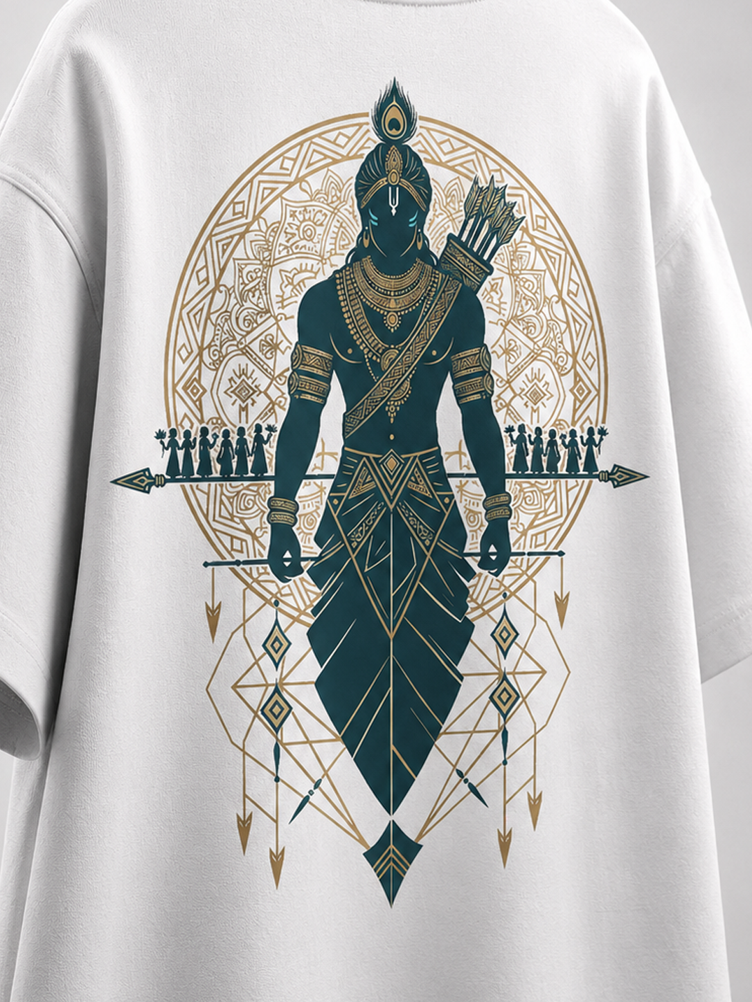 KRISHNA: THE COSMIC WARRIOR T-SHIRT