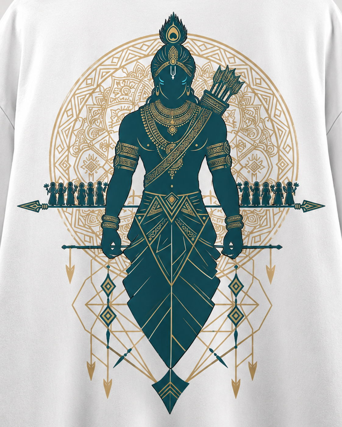 KRISHNA: THE COSMIC WARRIOR T-SHIRT
