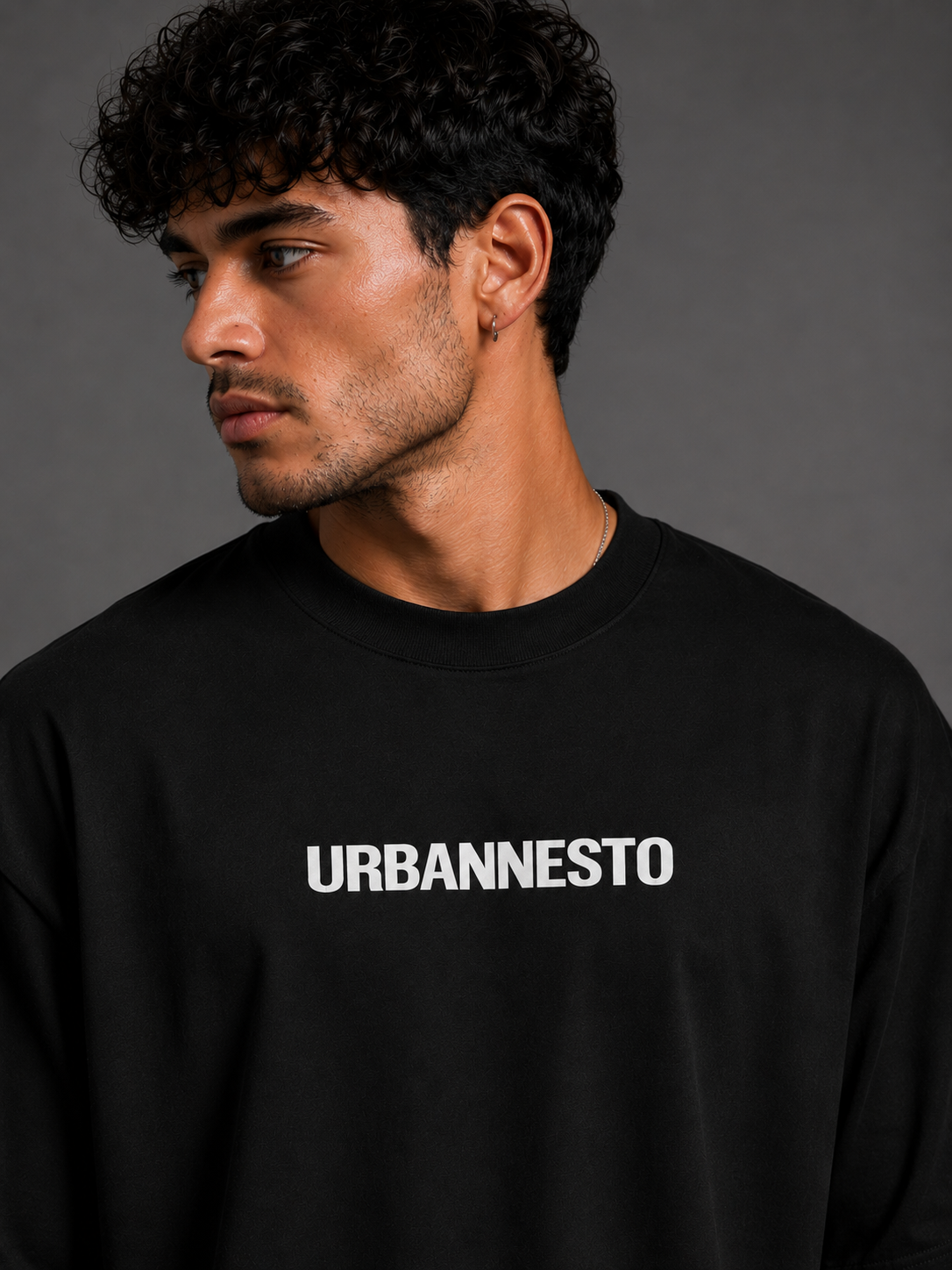 Black Saddle Oversized T-Shirt