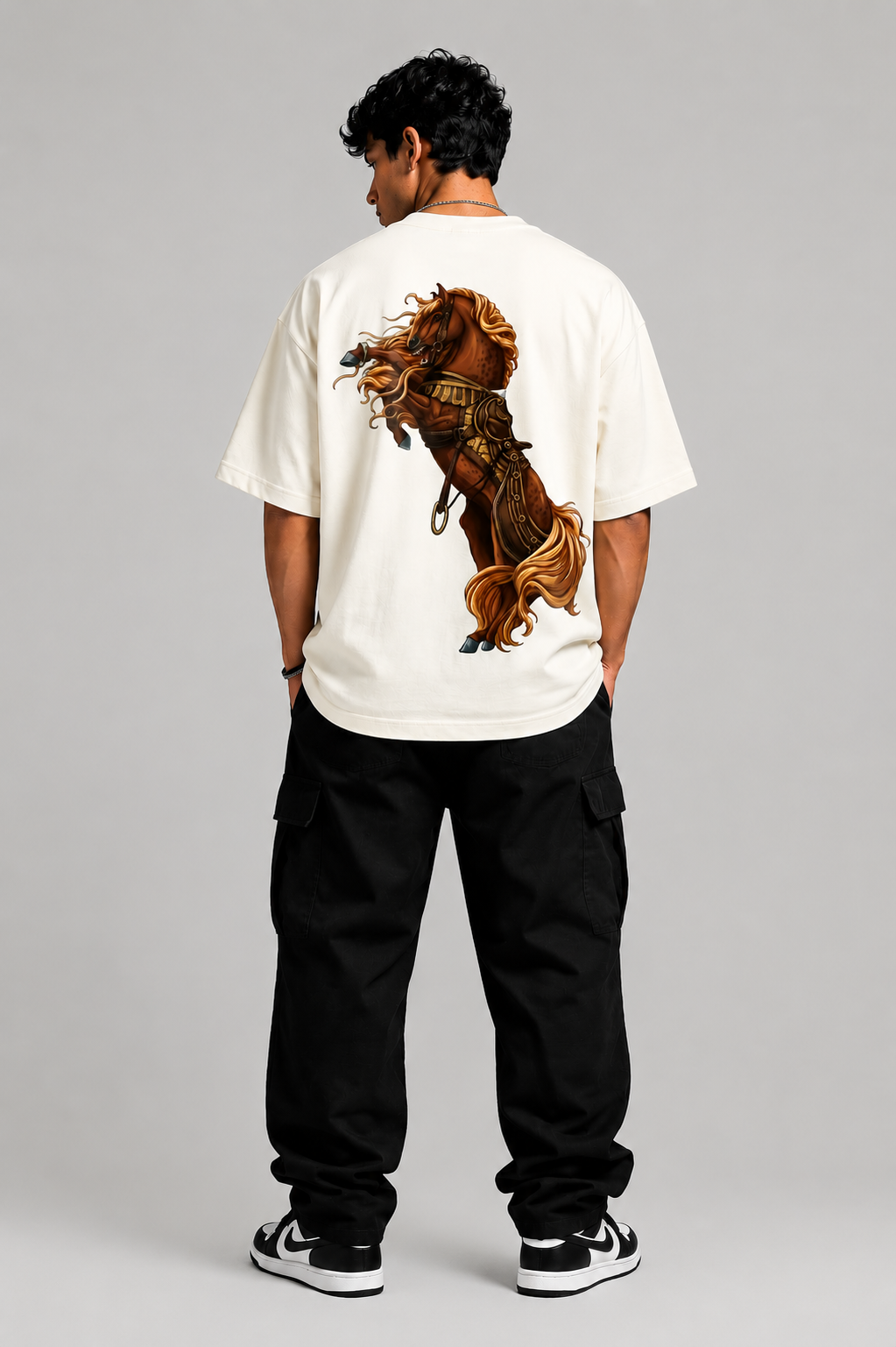 Off White Saddle Oversized T-Shirt
