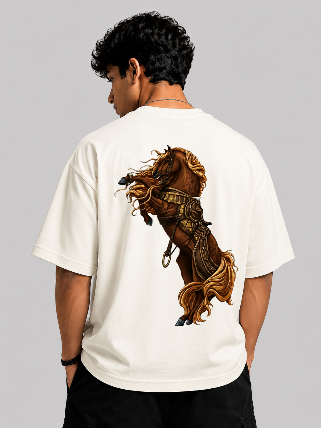 Off White Saddle Oversized T-Shirt