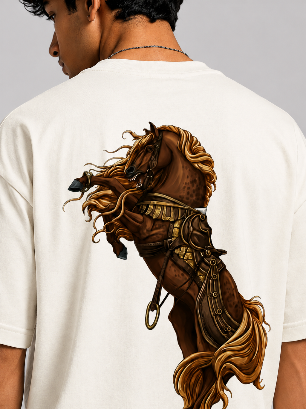 Off White Saddle Oversized T-Shirt