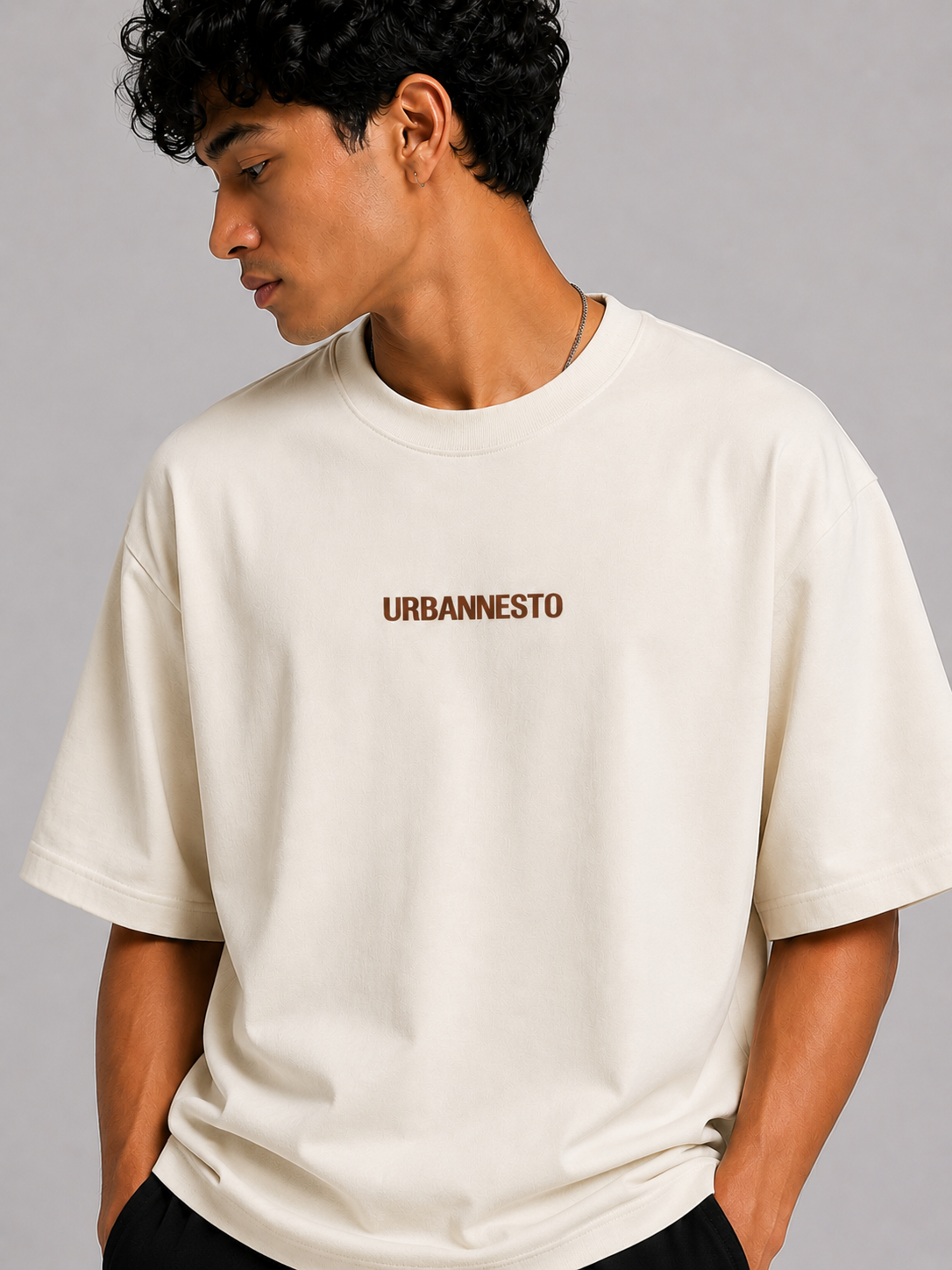Off White Saddle Oversized T-Shirt