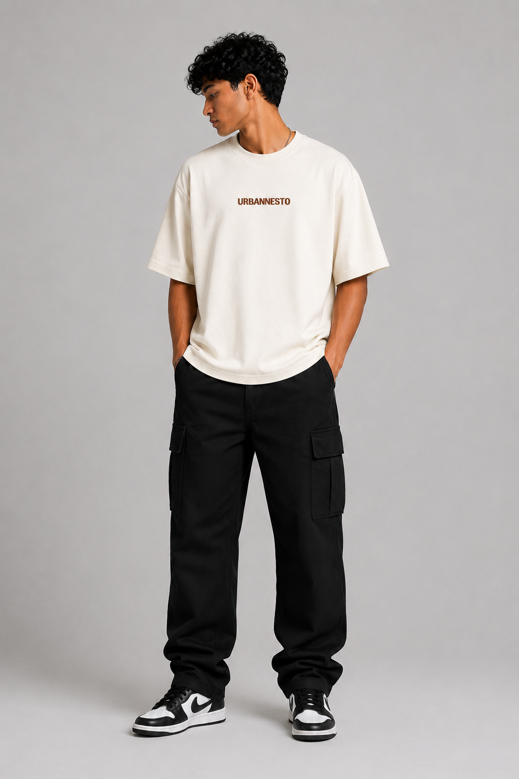 Off White Saddle Oversized T-Shirt