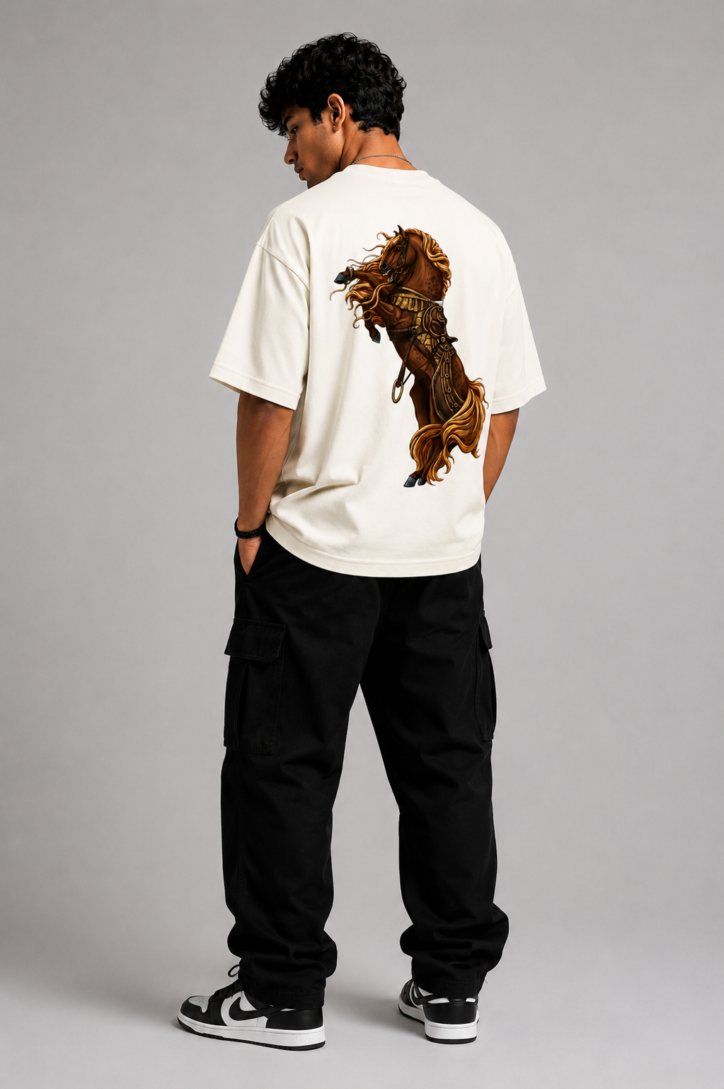 Off White Saddle Oversized T-Shirt