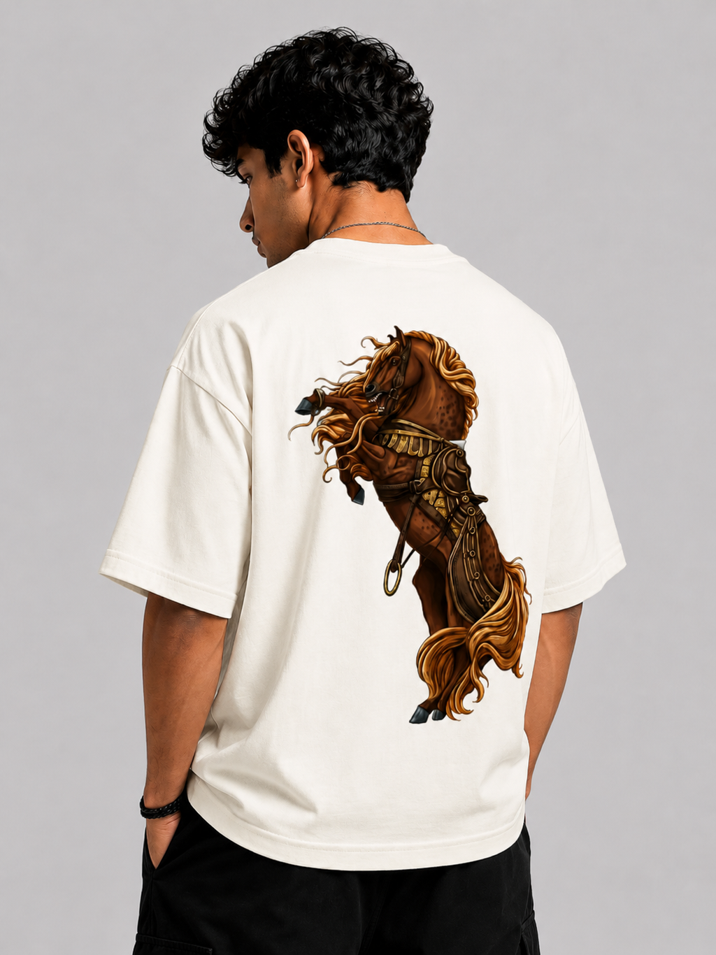 Off White Saddle Oversized T-Shirt