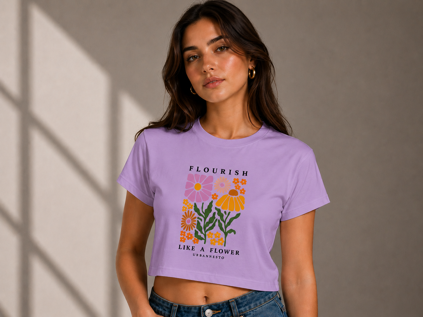 Flourish Crop Tee