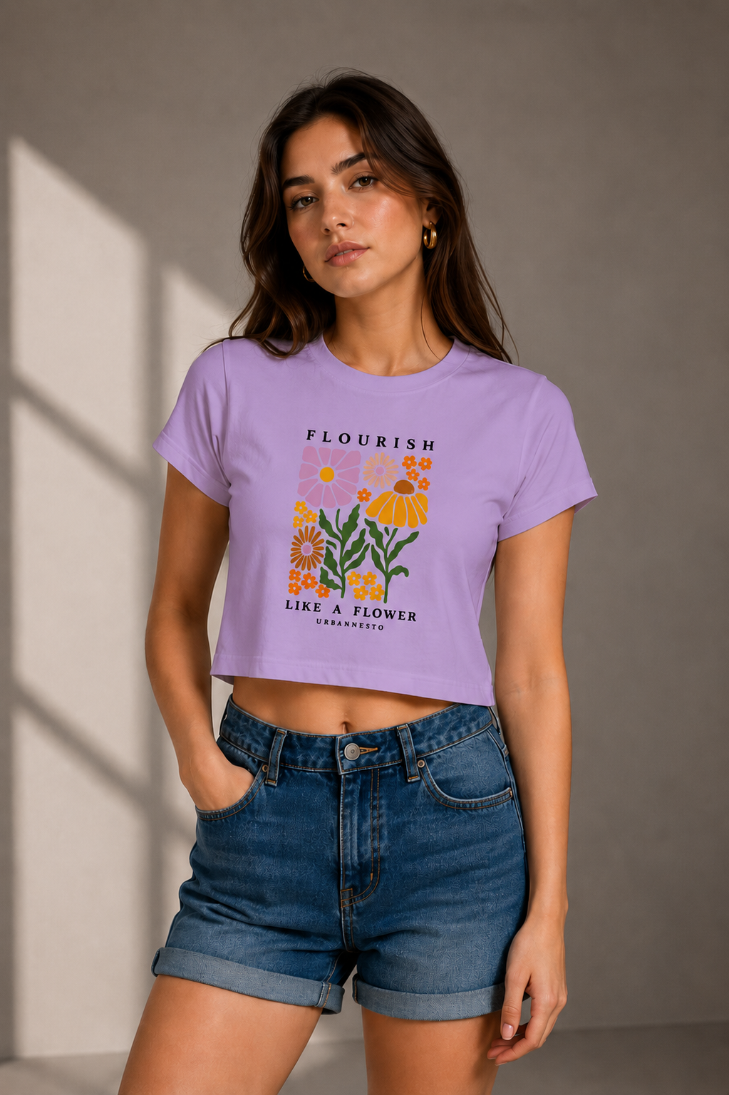 Flourish Crop Tee