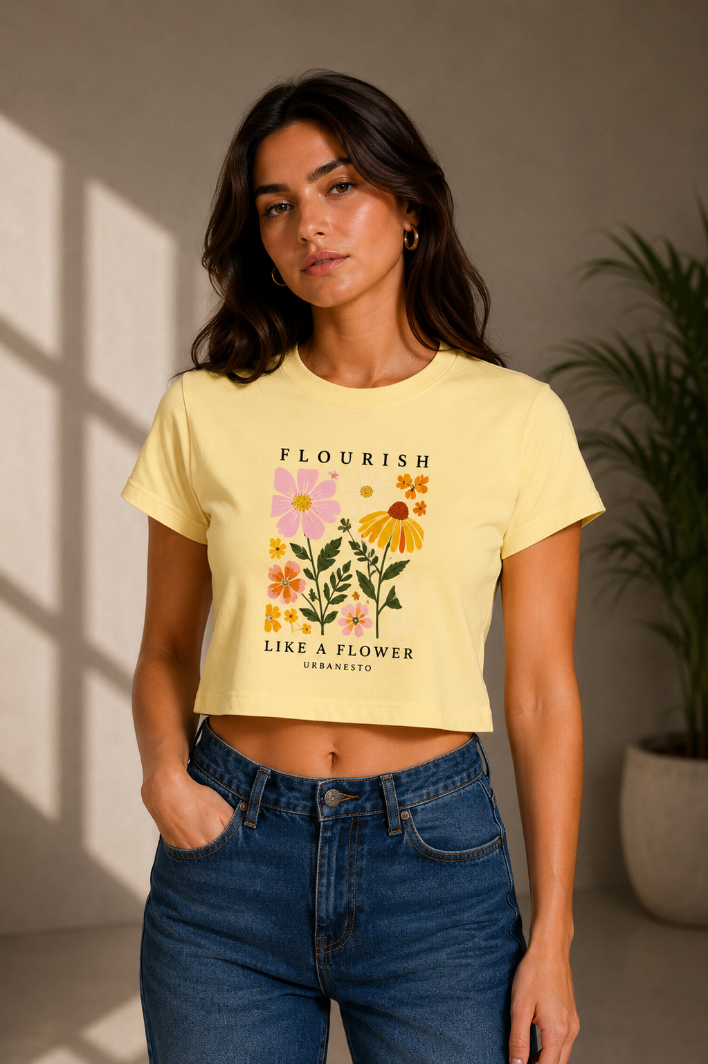 Flourish Crop Tee