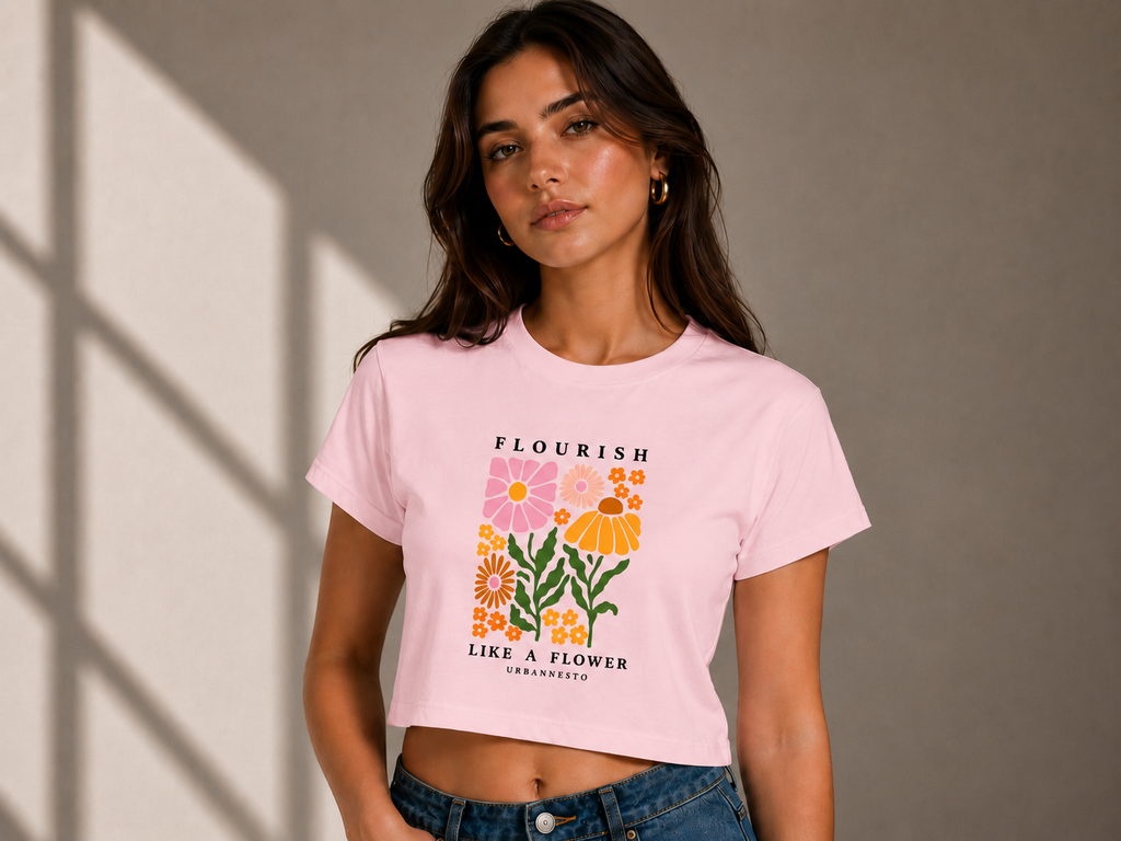 Flourish Crop Tee