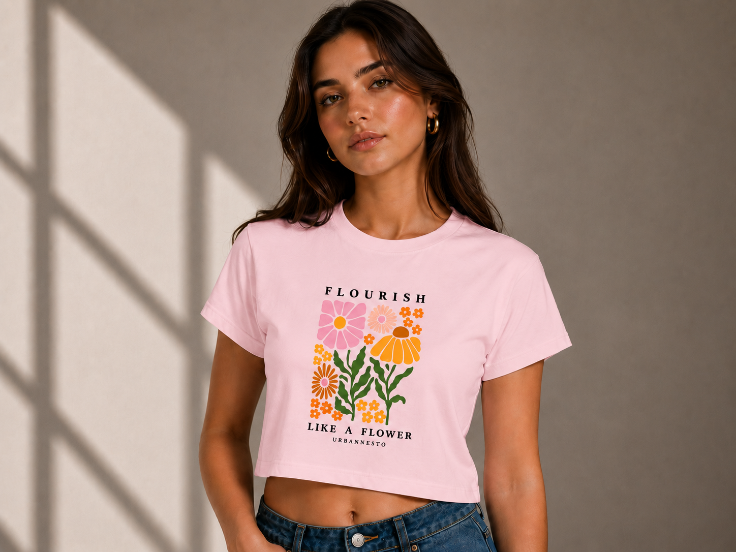 Flourish Crop Tee