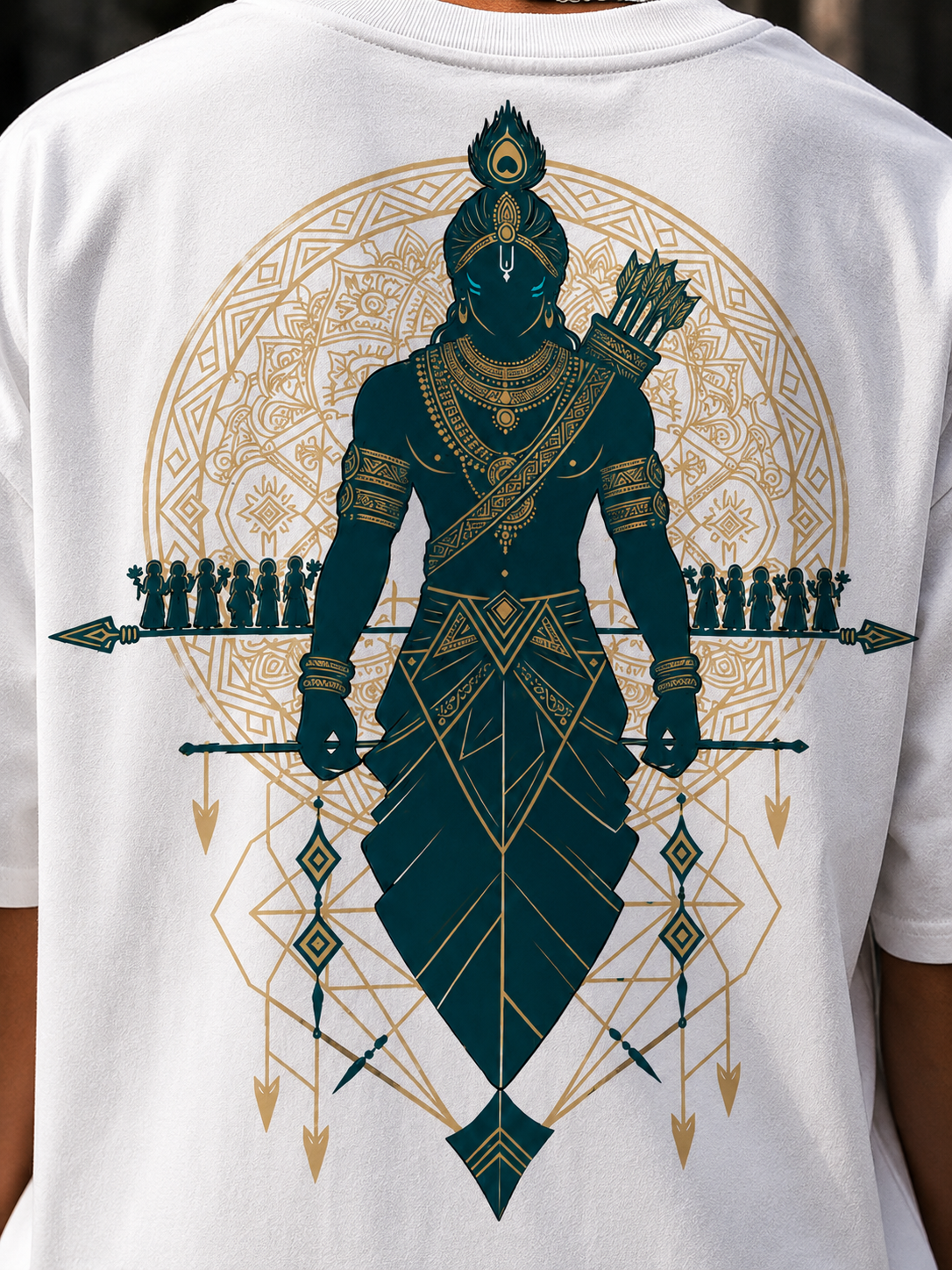 KRISHNA: THE COSMIC WARRIOR T-SHIRT