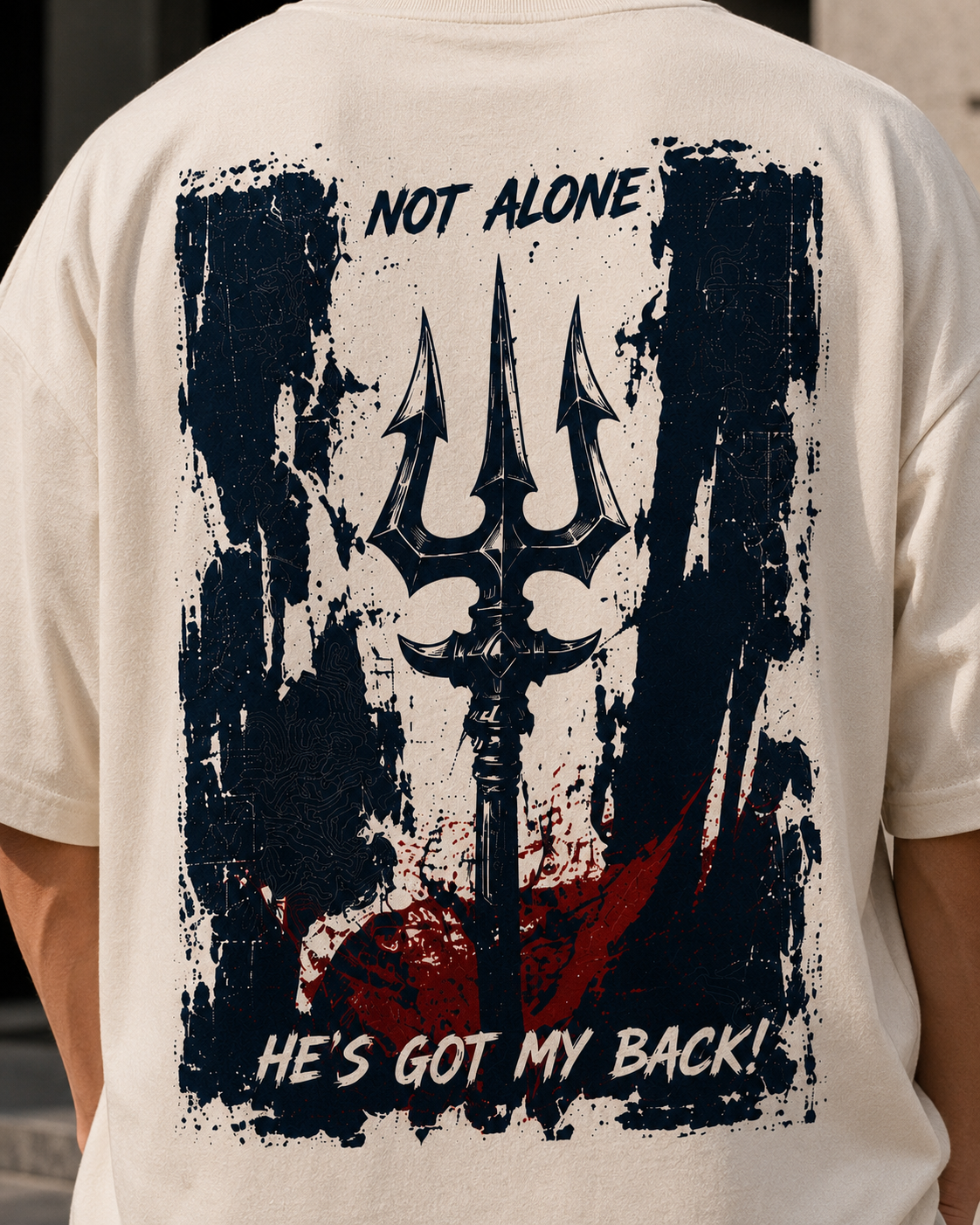 MAHADEV HAS MY BACK T-SHIRT