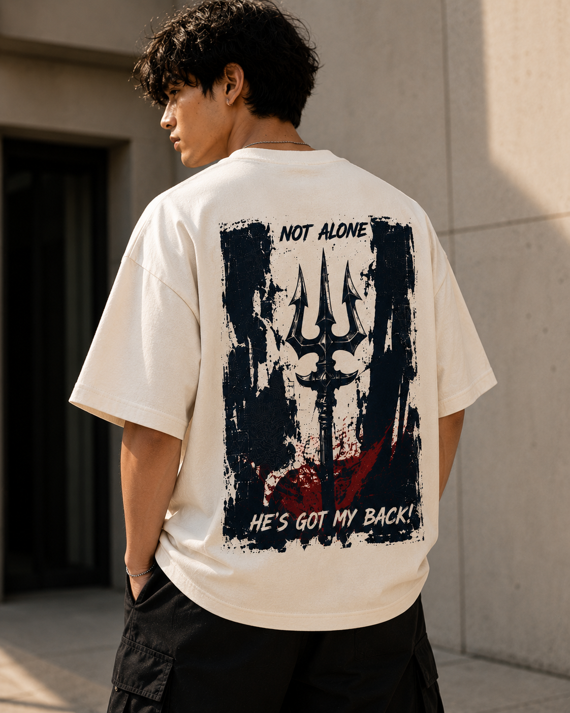 MAHADEV HAS MY BACK T-SHIRT