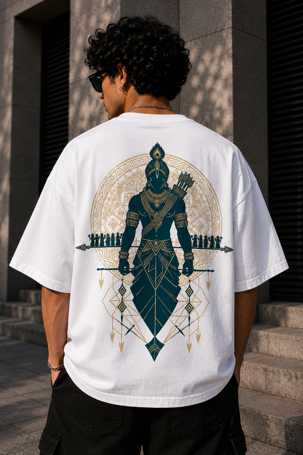 KRISHNA: THE COSMIC WARRIOR T-SHIRT