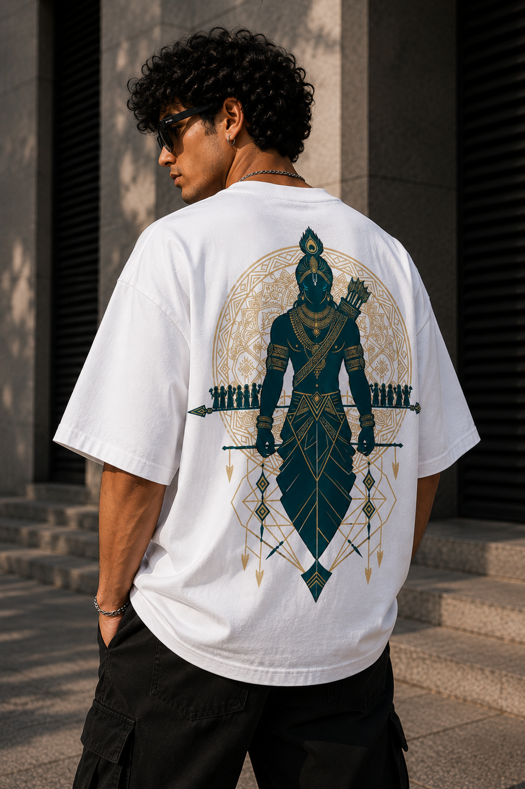 KRISHNA: THE COSMIC WARRIOR T-SHIRT